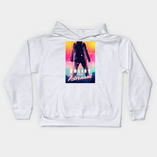 Enlist to be an Astronaut Kids Hoodie